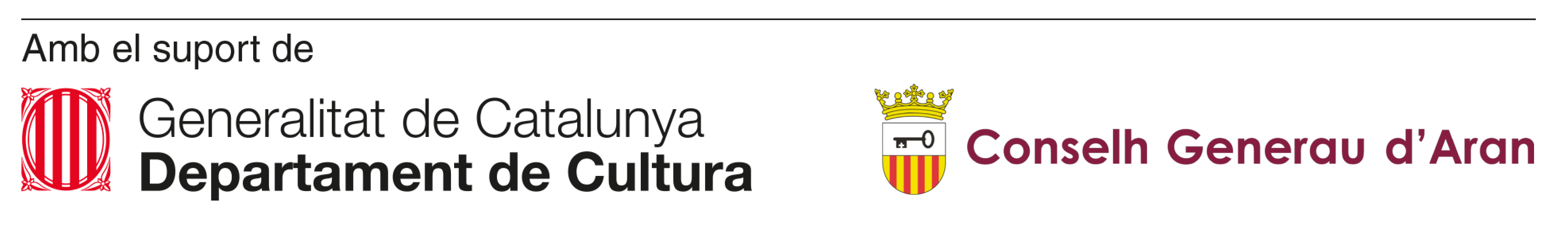 amb suport de Departament de Cultura de Generalitat de Catalunya i Conselh Generau d'Aran