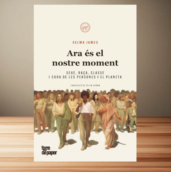 Coberta del llibre "Ara és el nostre moment: sexe, raça, classe i cura de les persones i el planeta"